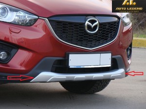 Накладка на передний бампер для Mazda CX-5