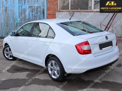 Лип спойлер для Skoda Rapid